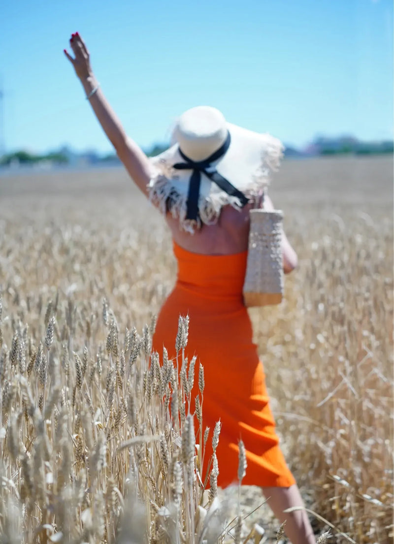 "YuooMuoo Vestido Knitted Chic e Sexy com Fenda - Moda Verão 2025 | Vestido Justo e Elegante para Festa e Streetwear"